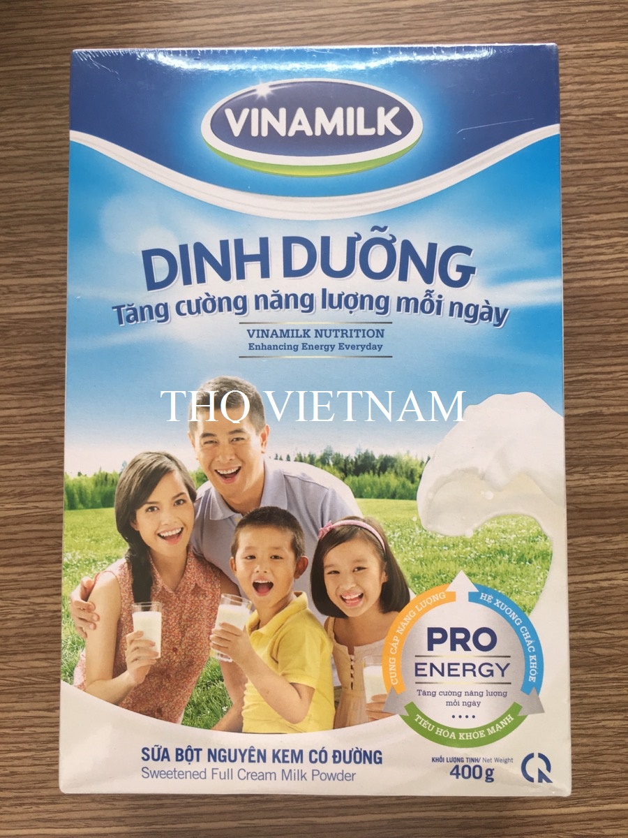 [THQ VIETNAM ]VINAMILK Sweetened full cream Powdered Milk 400gr