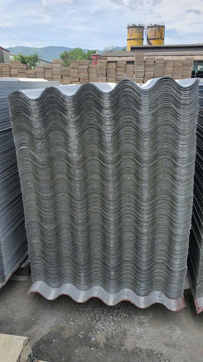 Cement fribro roof