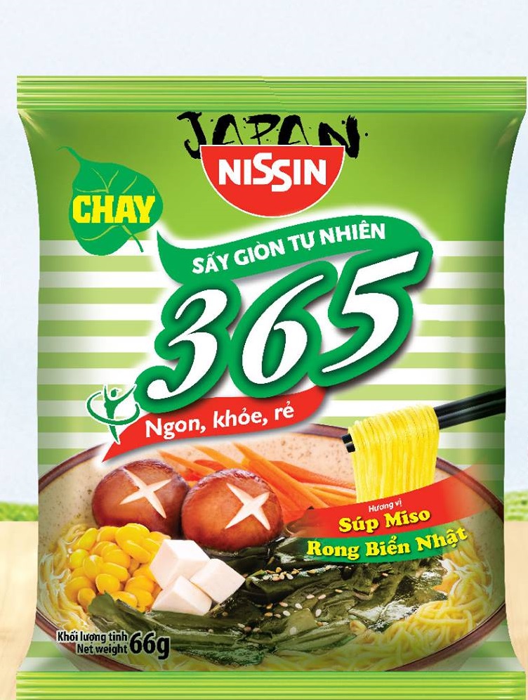 NISSIN NOODLE - 365 VEGIE JAPANESE SEAWEED MISO SOUP