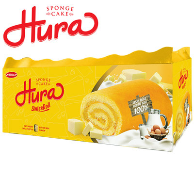 Butter - Milk Hura Swissroll in demi box 360gr