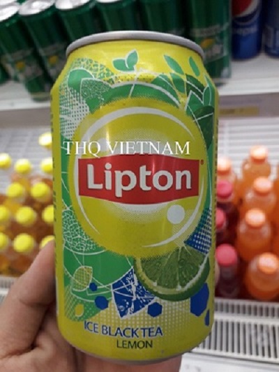 ICE BLACK TEA LEMON LIPTON 330ML*24cans