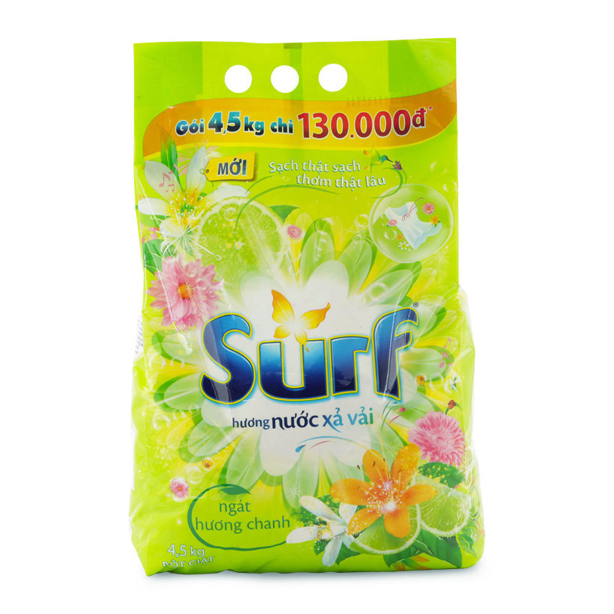 SURF CITRUS WASHING POWDER 4.5KG X 3 PACKS