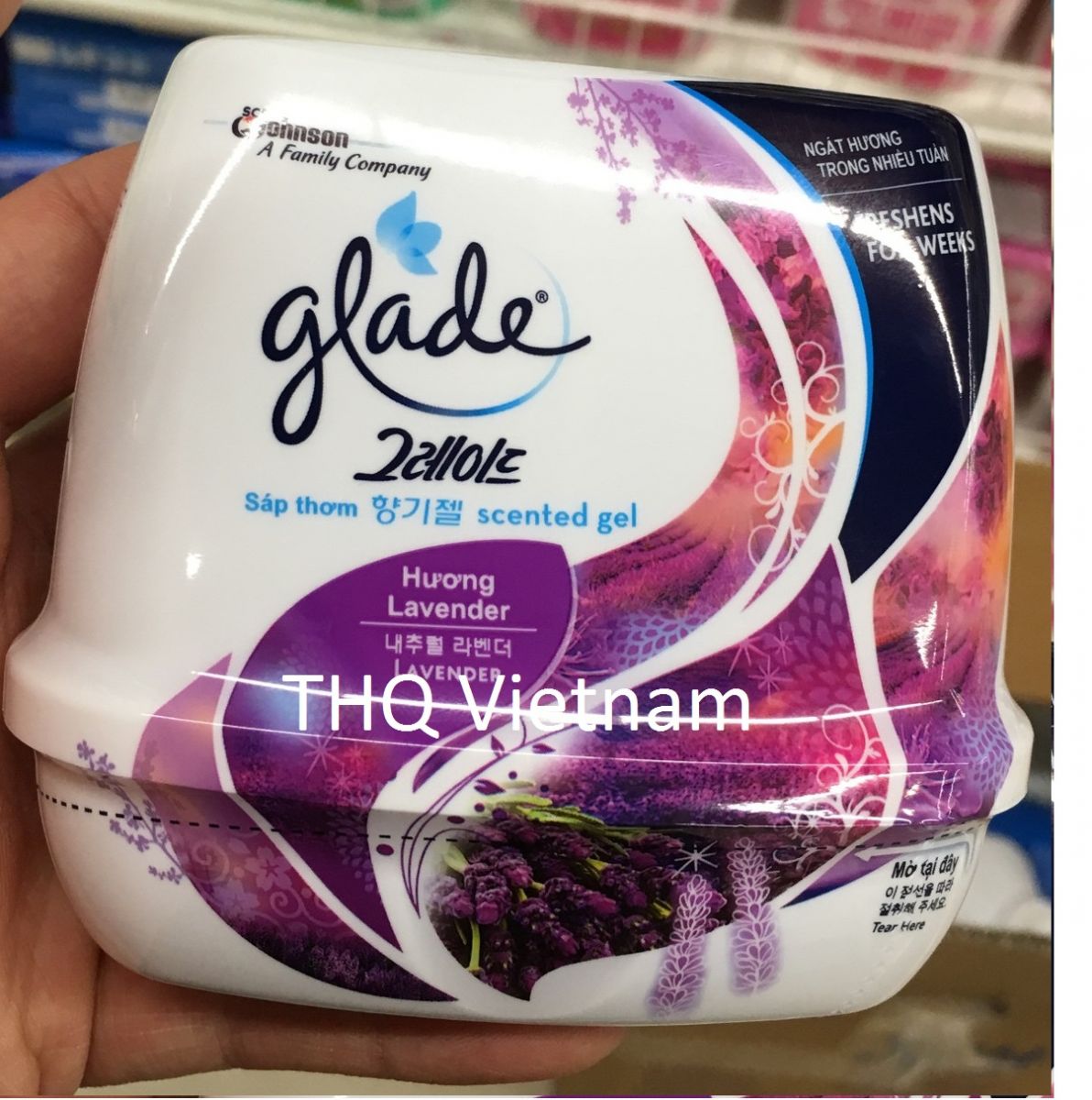 Glade Gel Lavender 180gr x 12 boxes