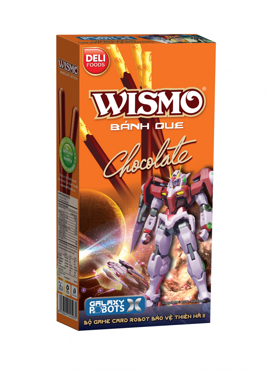 [THQ VIETNAM] Wismo Deli Cake stick biscuits 55G