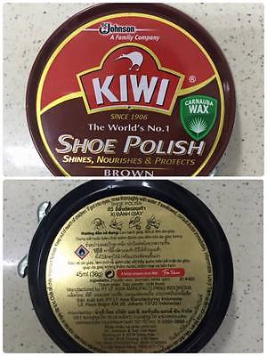 Kiwi Shoe Polish Brown 45ml(36gr) x 72 boxes