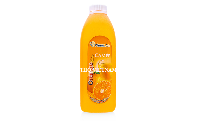 [THQ VIETNAM] ORANGE JUICE FRUIT JUICES PHUOC AN 1L*12 BOTTLES