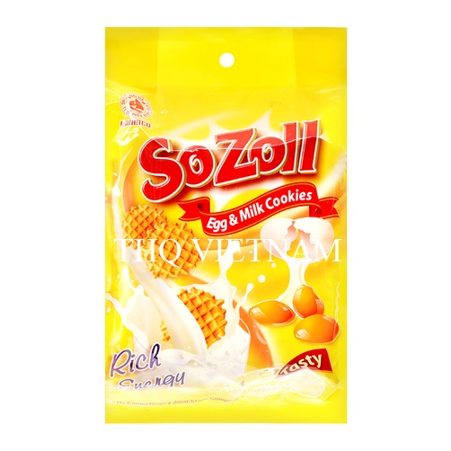 [THQ VIETNAM ] Egg and Milk Cookies SOZOLL 270Gr*15 Packs