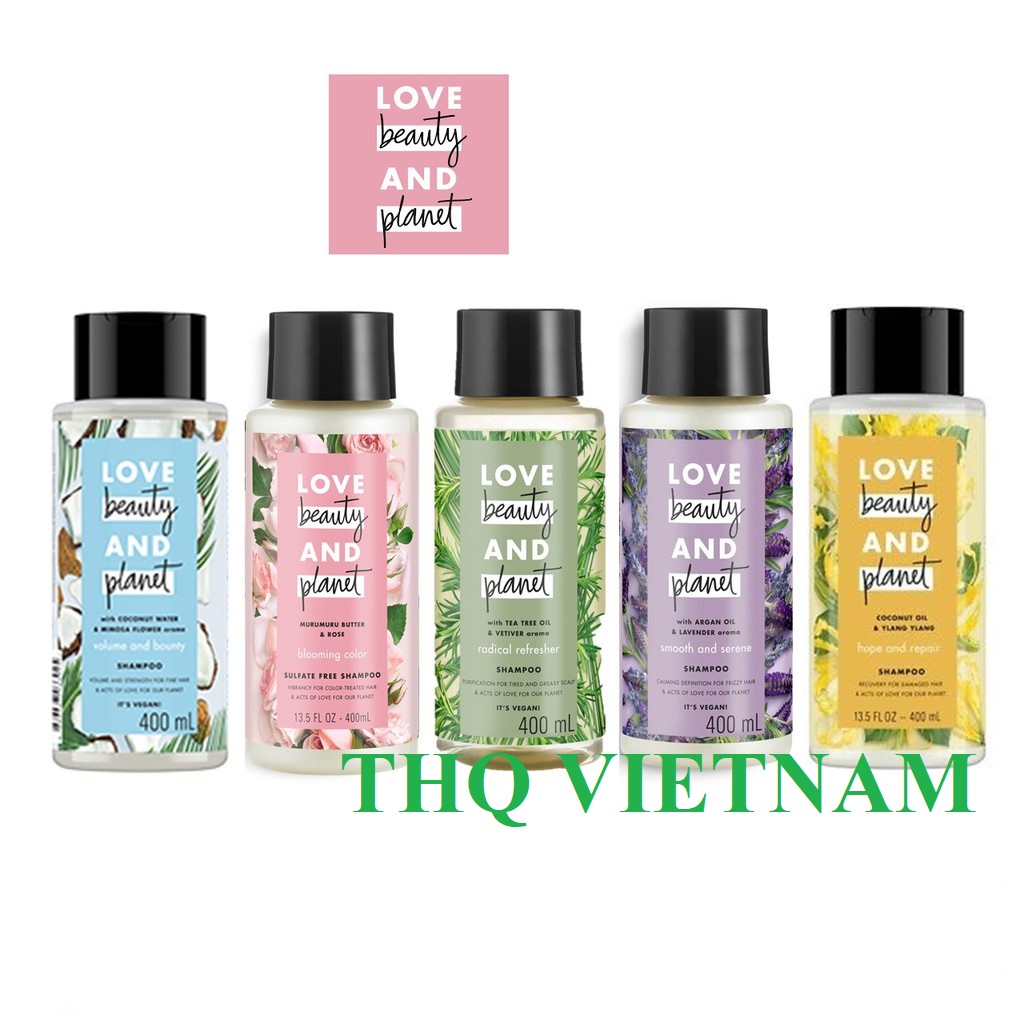 Love Beauty & Planet Shampoo and Conditioner 400ml