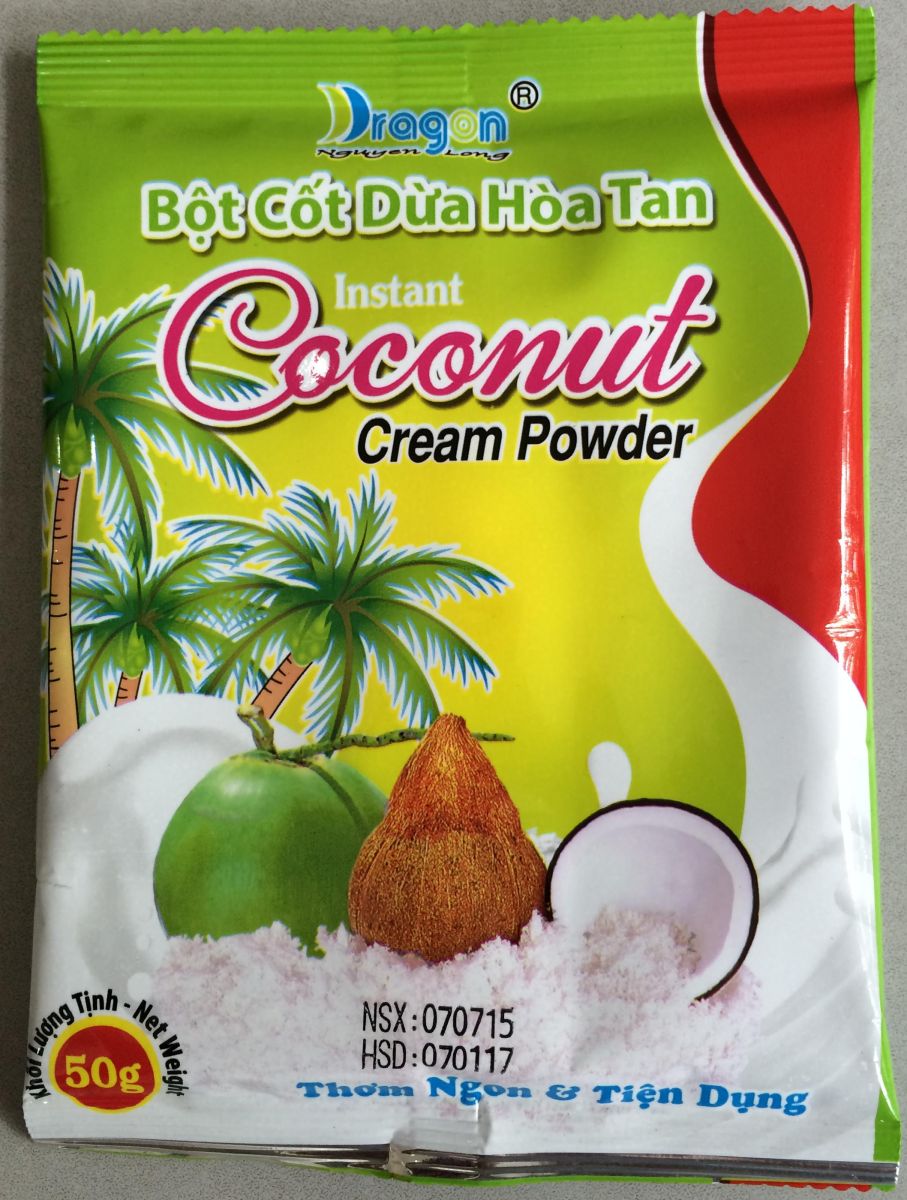 [THQ VIETNAM] COCONUT CREAM POWDER 50gr*100 packs