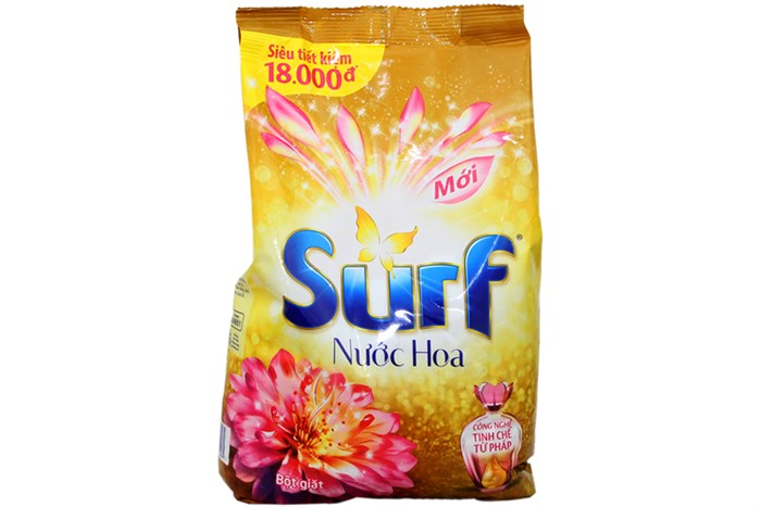 [THQ VIETNAM] SURF PERFUME WASHING POWDER 4.5KG X 3 PACKS