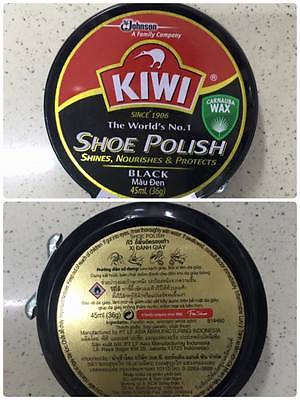 Kiwi Shoe Polish Black 45ml(36gr) x 72 boxes