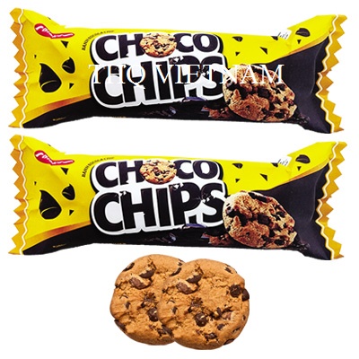 [THQ VIETNAM] Cracker Choco Chip Chocolate BIBICA 80g*30 packs