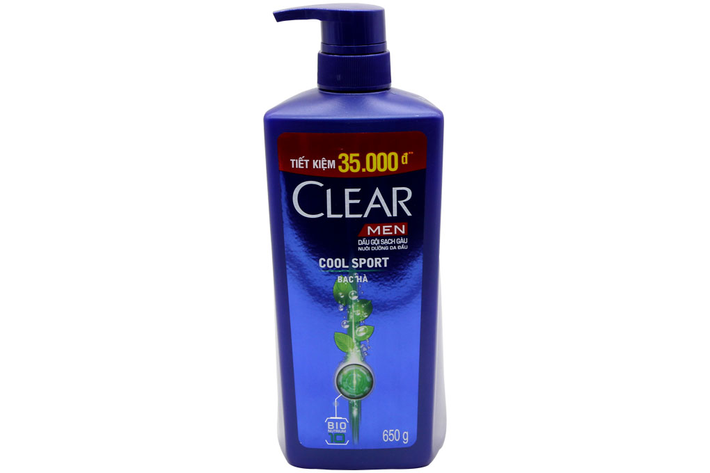 CLEAR MEN Shampoo COOL SPORT 650 gr