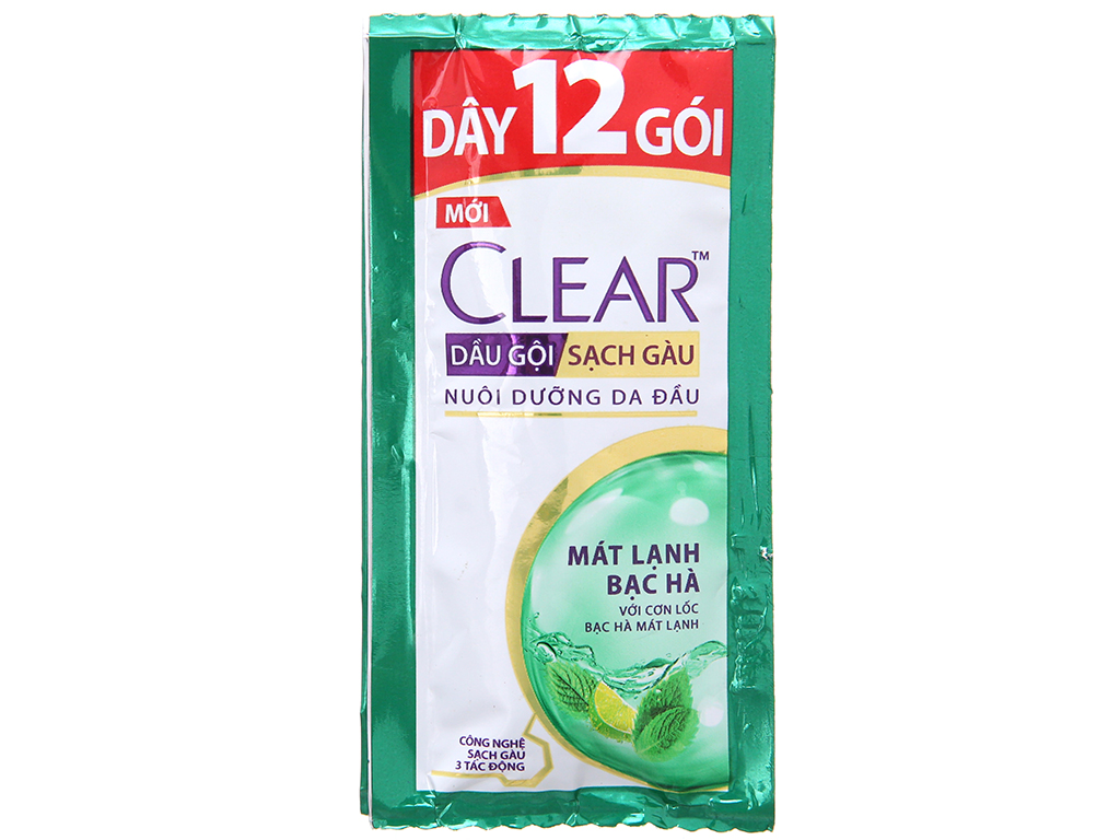 Clear Mint Shampoo for men 5g * 12 sachets * 720 packs