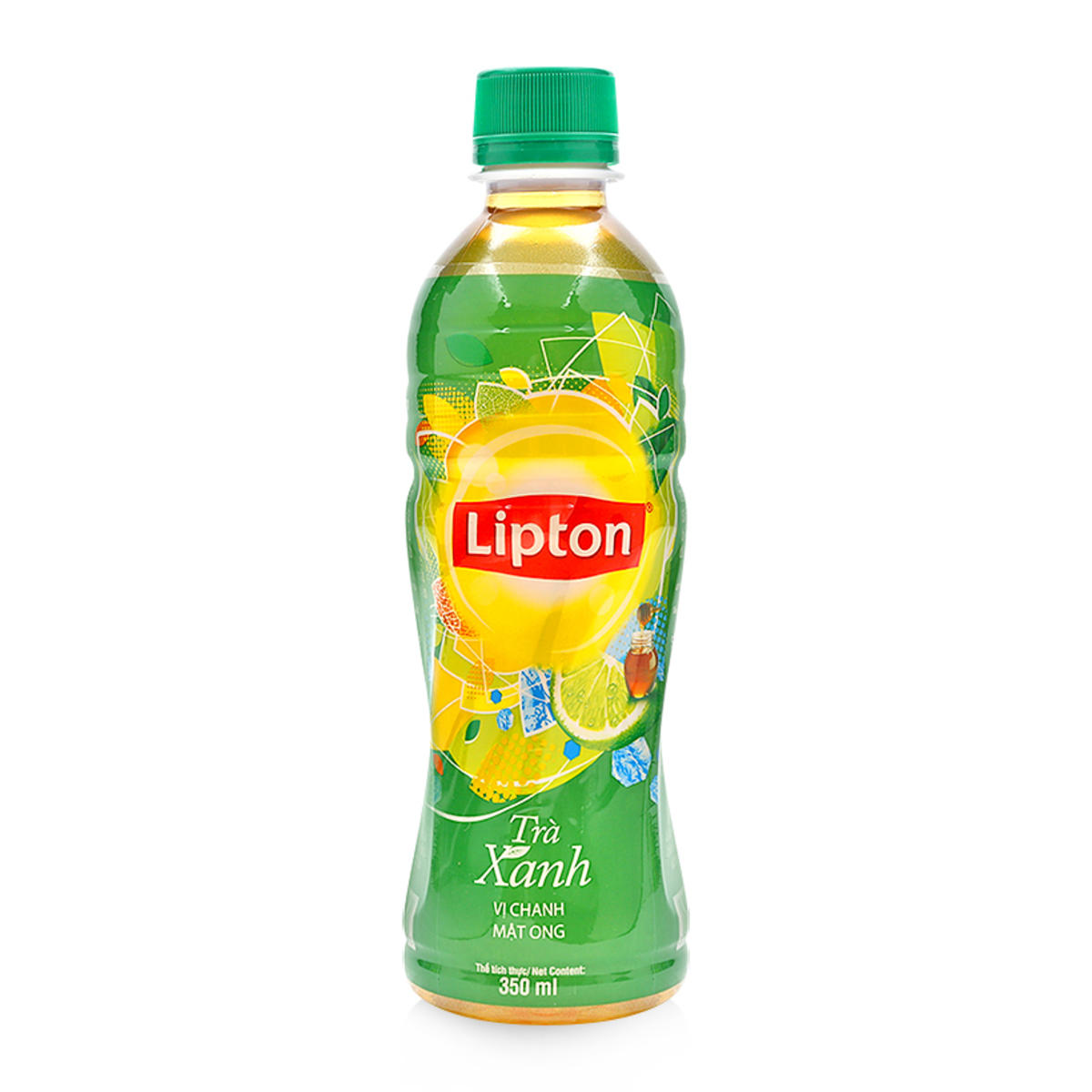 LIPTON HONEY LEMON GREEN TEA 350ML*24Btls