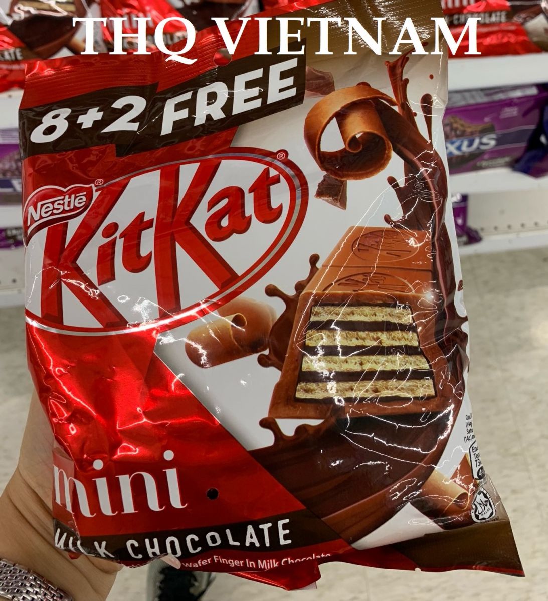 Kitkat Bars Mini Milk Chocolate 8+2free