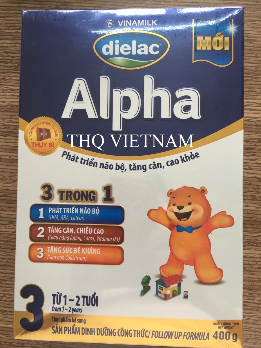 [THQ VIETNAM ] Diealac Alpha baby powder milk step 3 400gr*24 boxes