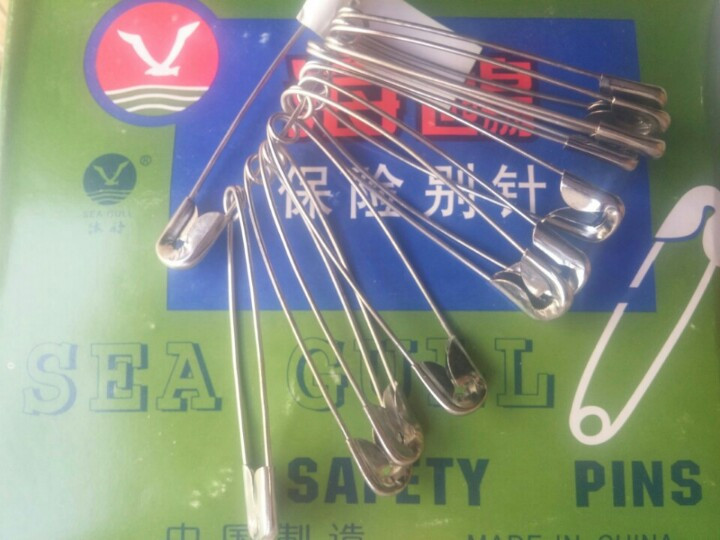 [THQ VIETNAM] SAFETY PIN ALL SIZES 3.5cm 12pcs*72sets*50boxes