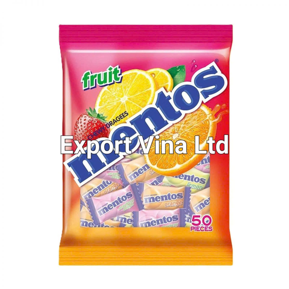 Mentos fruit mix 2.7g x 50pcs 