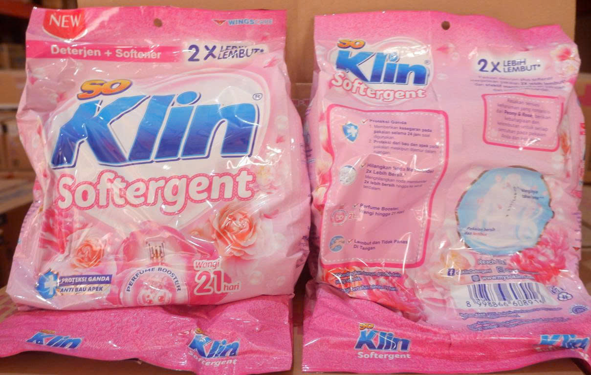SOKLIN WASHING POWDER DETERGENT ( PINK)