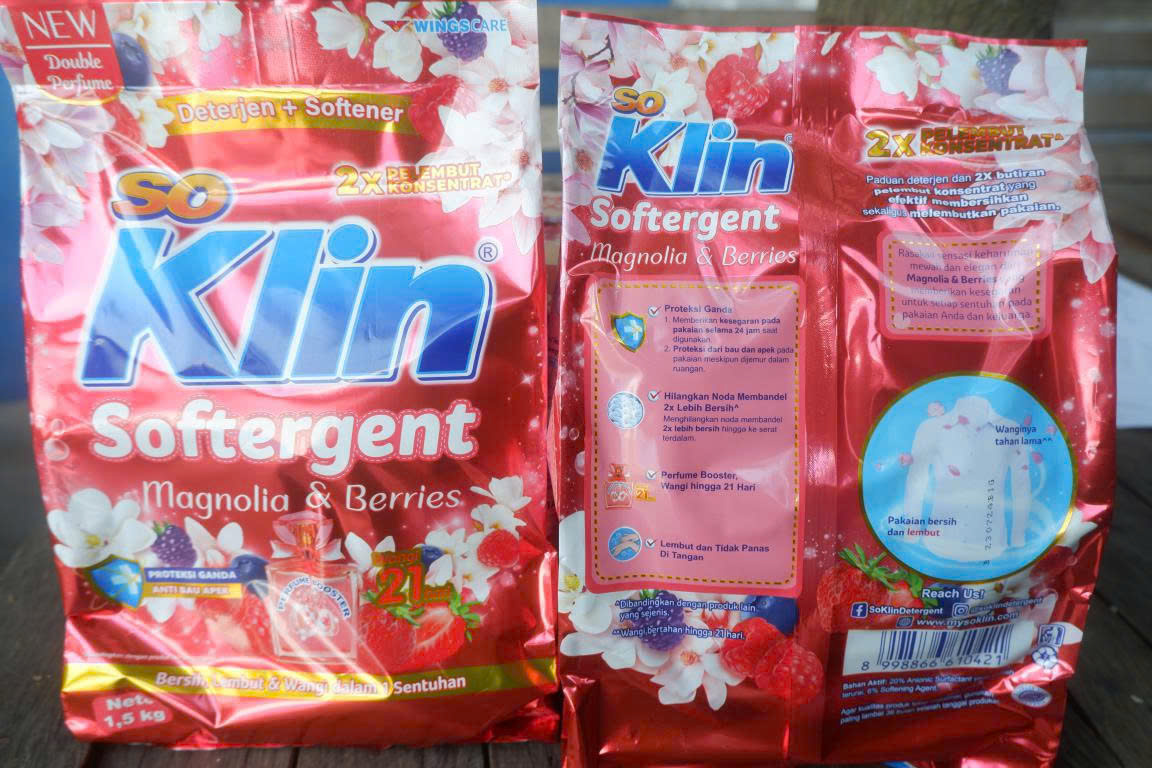 SOKLIN WASHING POWDER DETERGENT ( RED)
