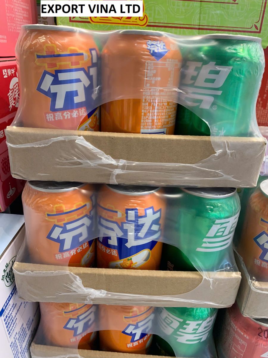 CHINA FANTA,SPRITE, COCA CANS