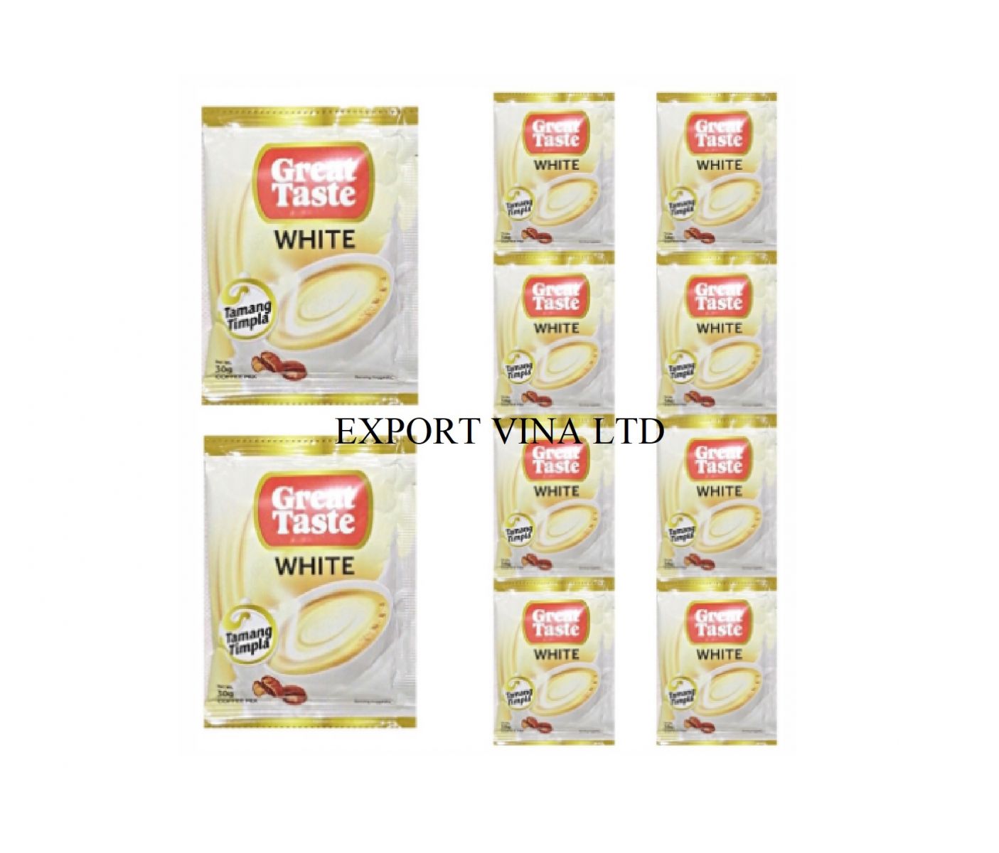 GREAT TASTE WHITE COFFEE MIX IN HANGER 