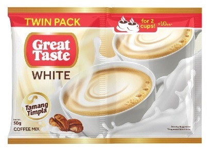 Great Taste White Caramel Instant Coffee Mix 50g 
