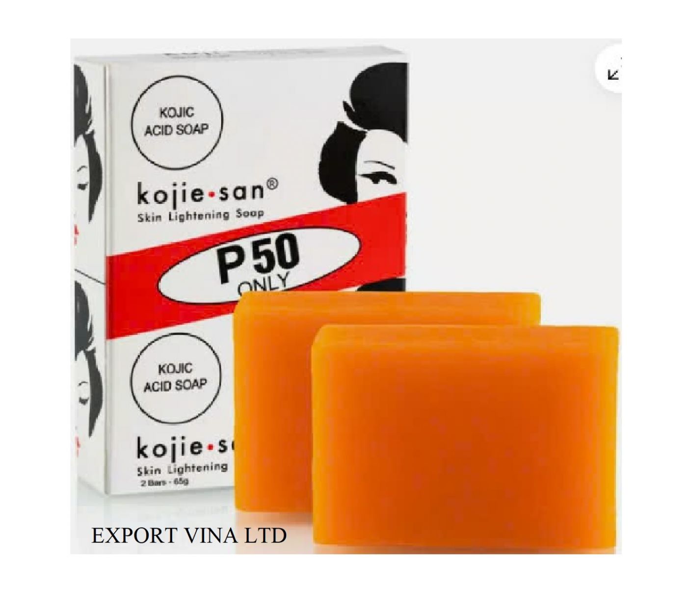 KOJIESAN SKIN LIGHTENING SOAP TWINPACK 65g x 48