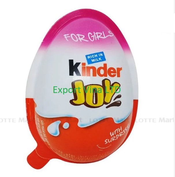 Kinder Joy Girl(pink) Chocolate 20gr x 72 pcs