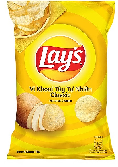 Lays Chips Original Fine Salt Flavor 58g x 80 Bags