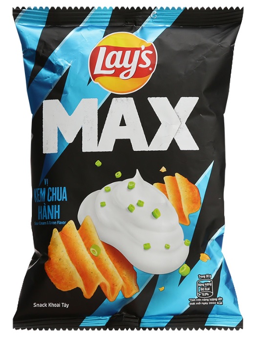 Lay's Max Cream & Onion 42g x 100 Bags