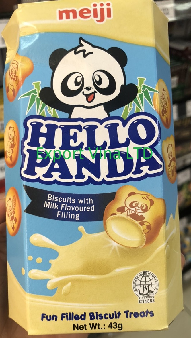 Meji Hello Panda Milk 43gr x 8 x 10 box