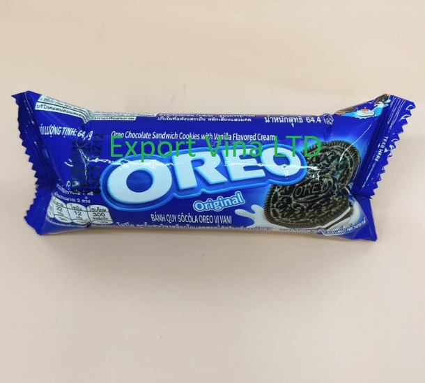 Oreo Chocolate Sandwich Vanilla 64.4gr x 24 pack