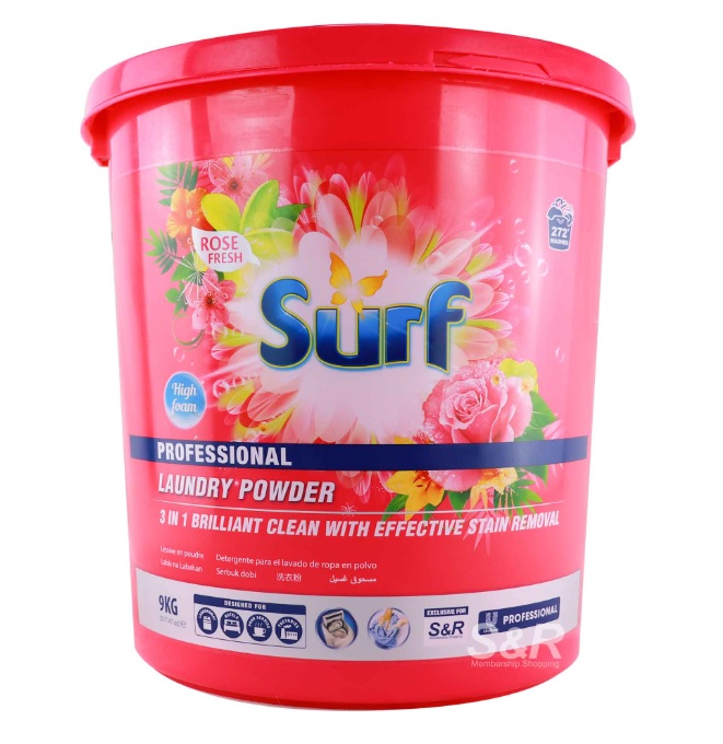 Surf Professional Rose Fresh Laundry Powder 9kg