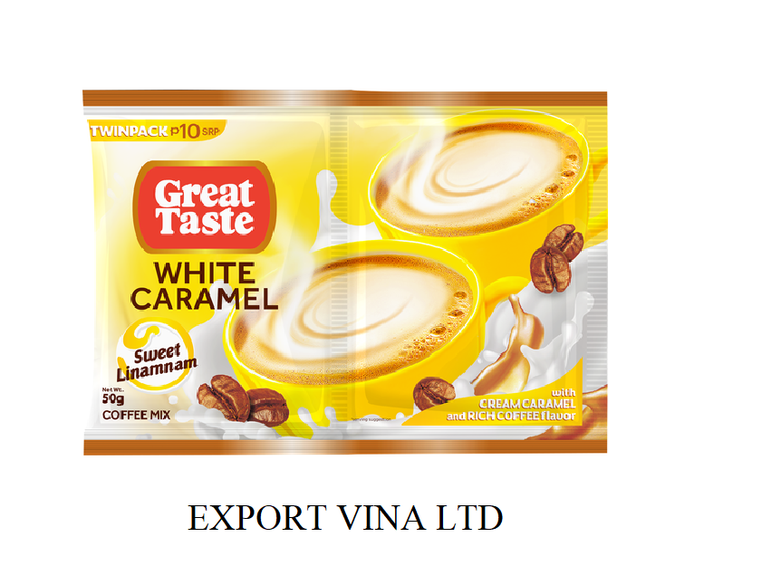 Great Taste White Caramel Instant Coffee Mix 50g 