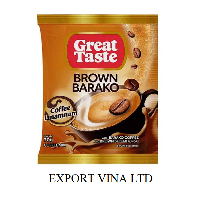 Great Taste Brown Barako Coffee 30g 