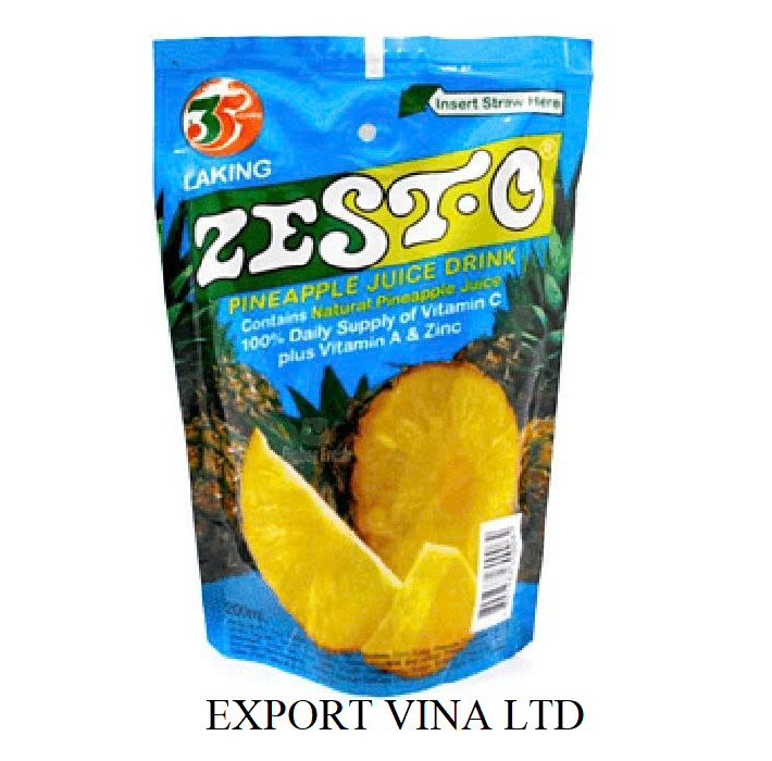 Zest.Os Pineappple Fruit Juice 200ml 