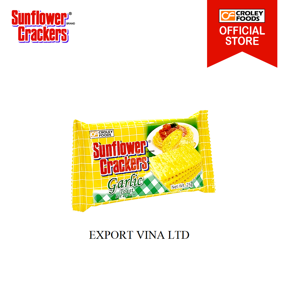  Sunflowers Crackers 250g Garlic Toasted 