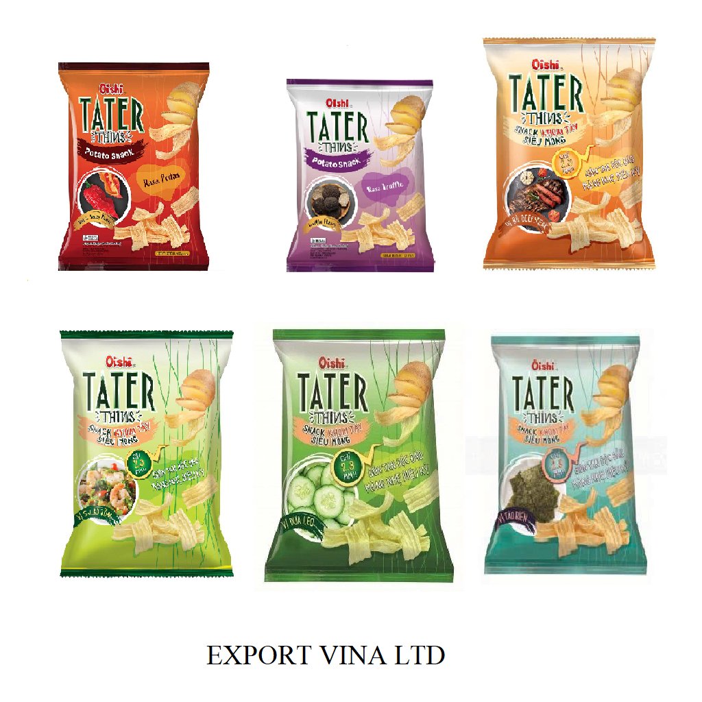 Oishi Tater Multi-Flavor Snack 100g