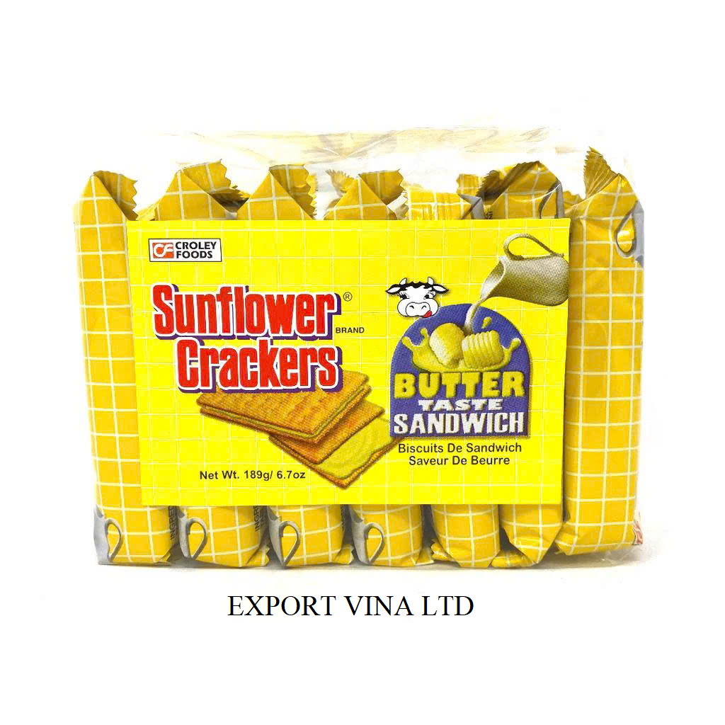 Sunflowers Crackers 189g Butter Biscuits