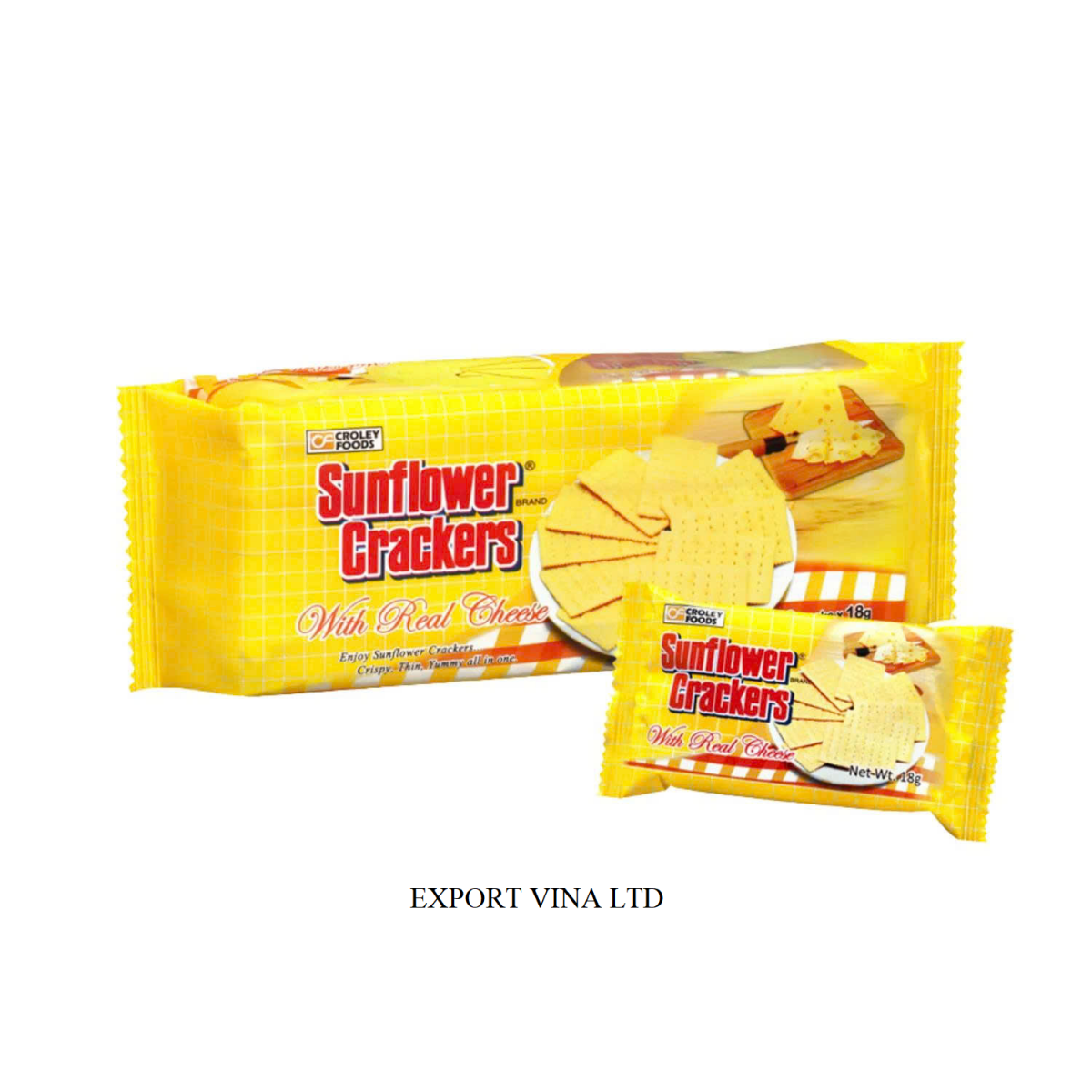 Sunflowers Crackers 190g Cheese Biscuits