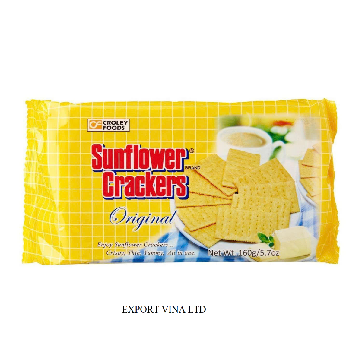 Sunflowers Crackers 160g Original