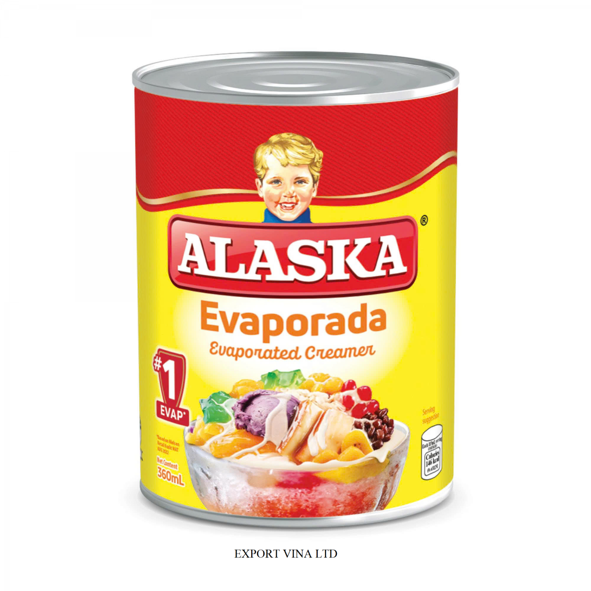Alaska Evaporada Evaporated Creamer 360mL