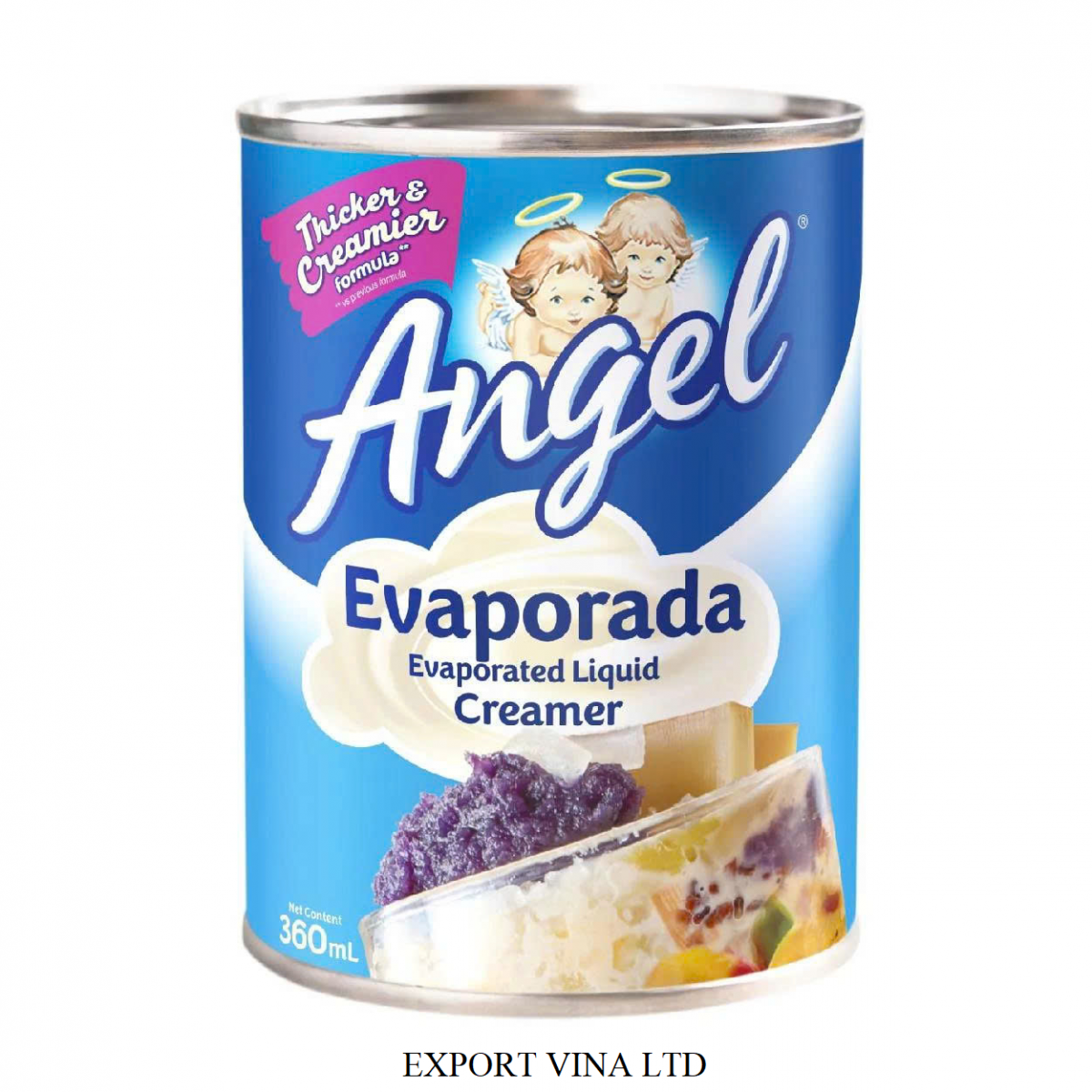Angels Evaporada Evaporated Liquid Creamer Milk 360mL