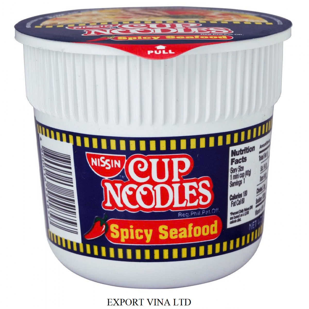Nissin Instant Cup Noodles Spicy Seafood 48g