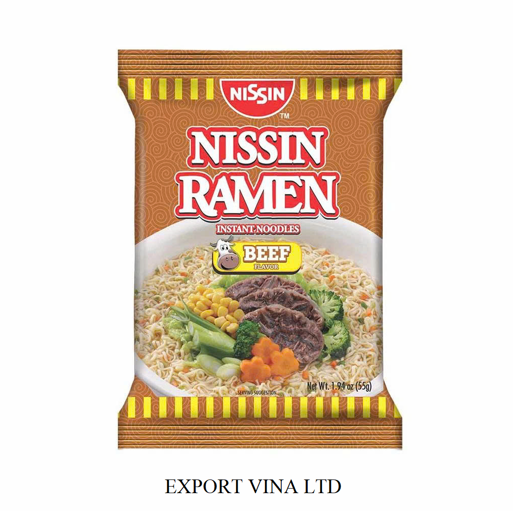 Nissin Instant Ramen Beef Flavor 55g