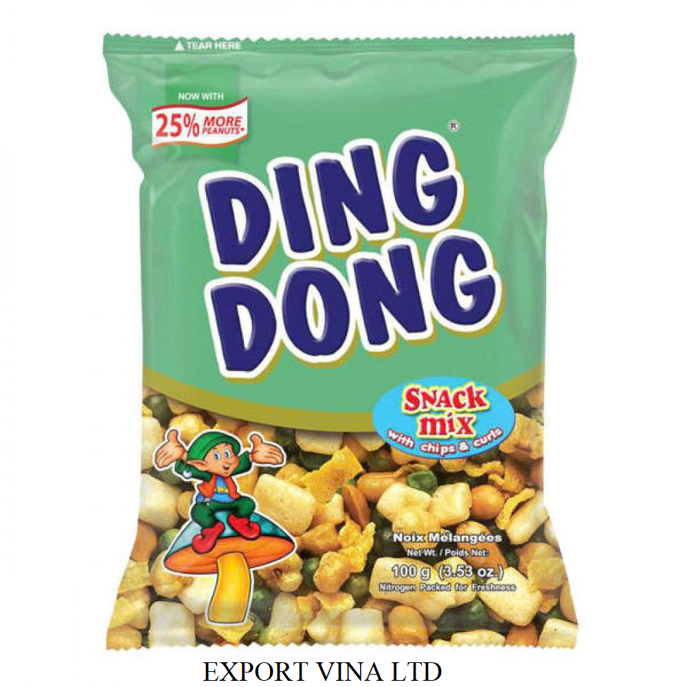  Rebisco Ding Dong Snack Mix With Chips & Curts 100g