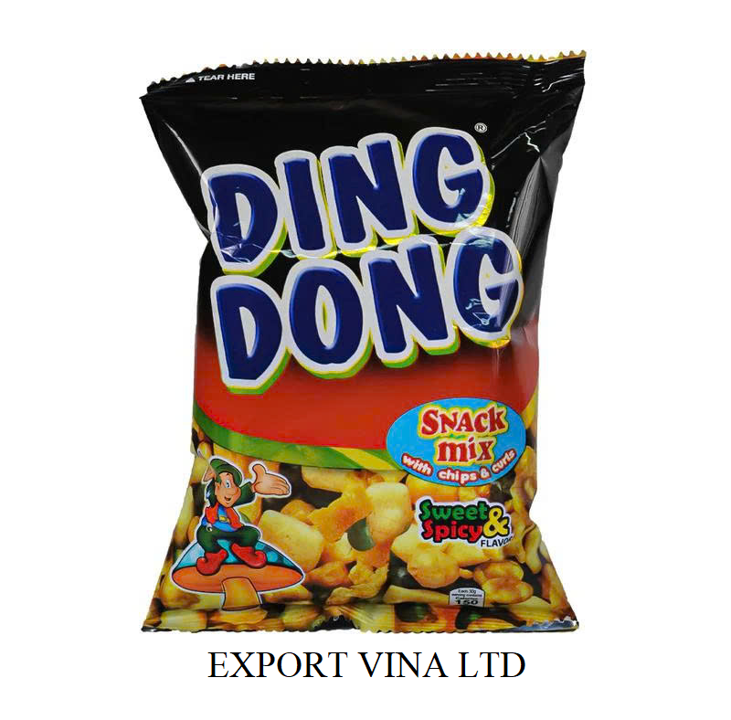 Rebiscos Ding Dong Snack Mix Sweet And Spicy With Chips & Curts 100g