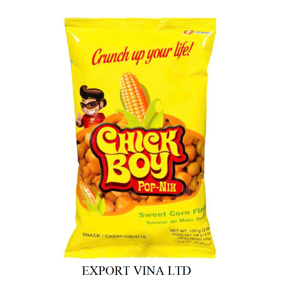 Chick Boy Snack Pop-Nik Sweet Corn Flavor 100g